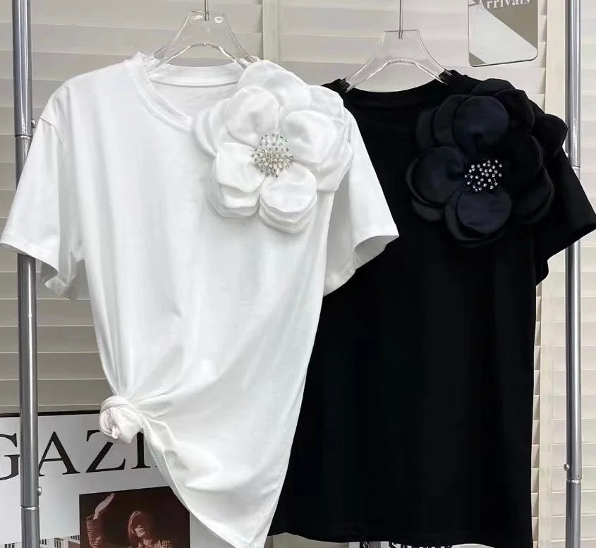 Flower T-Shirt Blouse