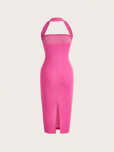 SOLD OUT-Backless Halter Neck Bodycon Dress