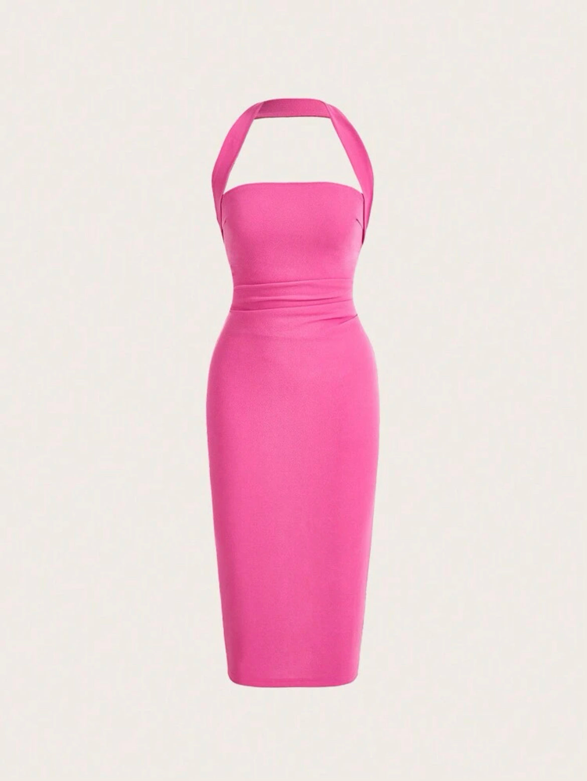 SOLD OUT-Backless Halter Neck Bodycon Dress – Urban Roses
