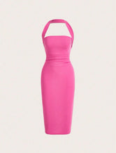 SOLD OUT-Backless Halter Neck Bodycon Dress