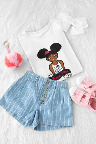 Baby Hairs & Afros Girls T-Shirt