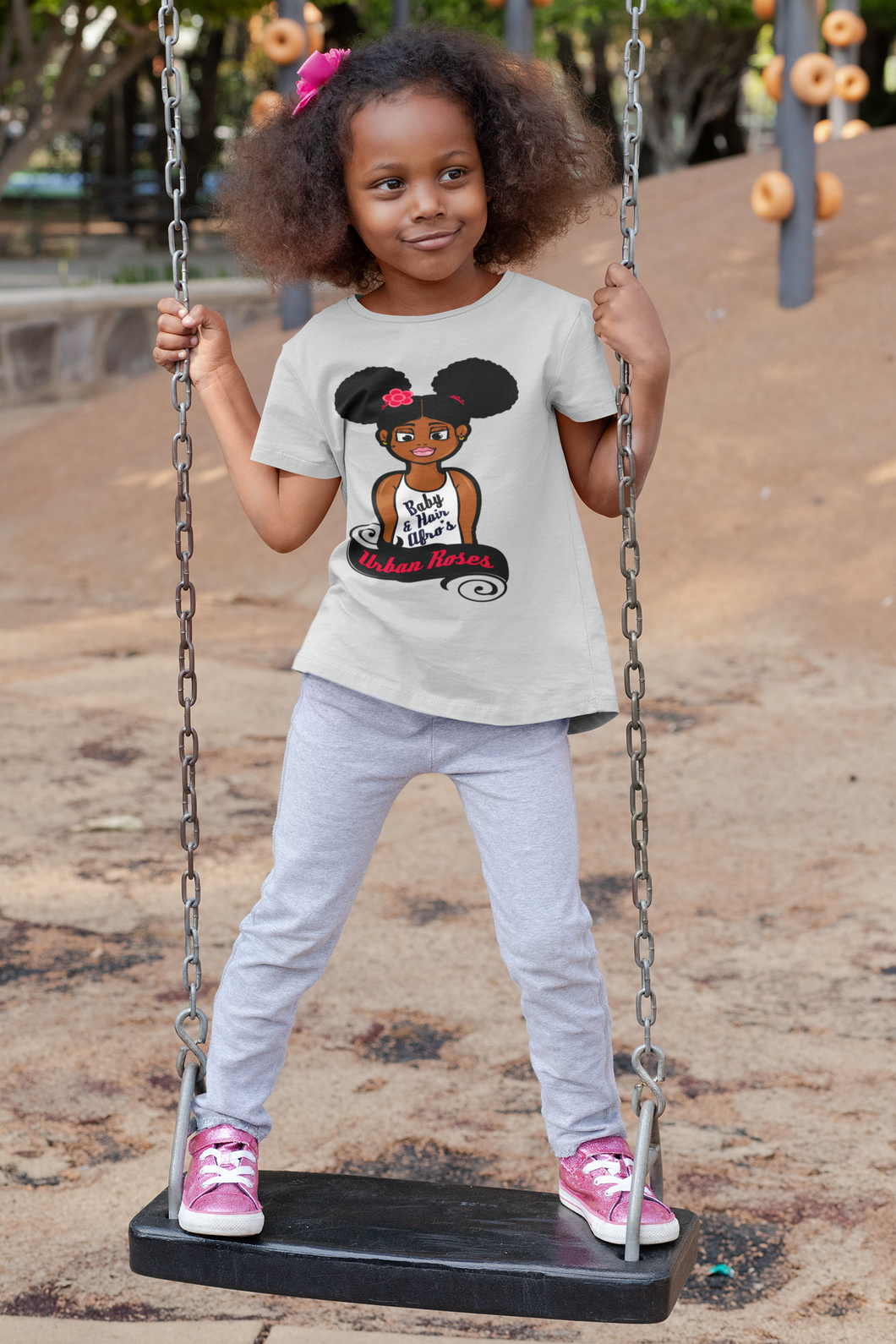 Baby Hairs & Afros Girls T-Shirt